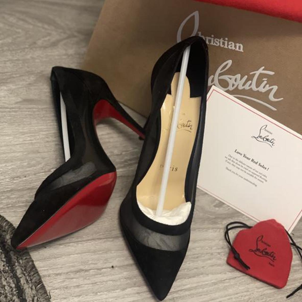 Christian Louboutin Heels barely worn size - Depop