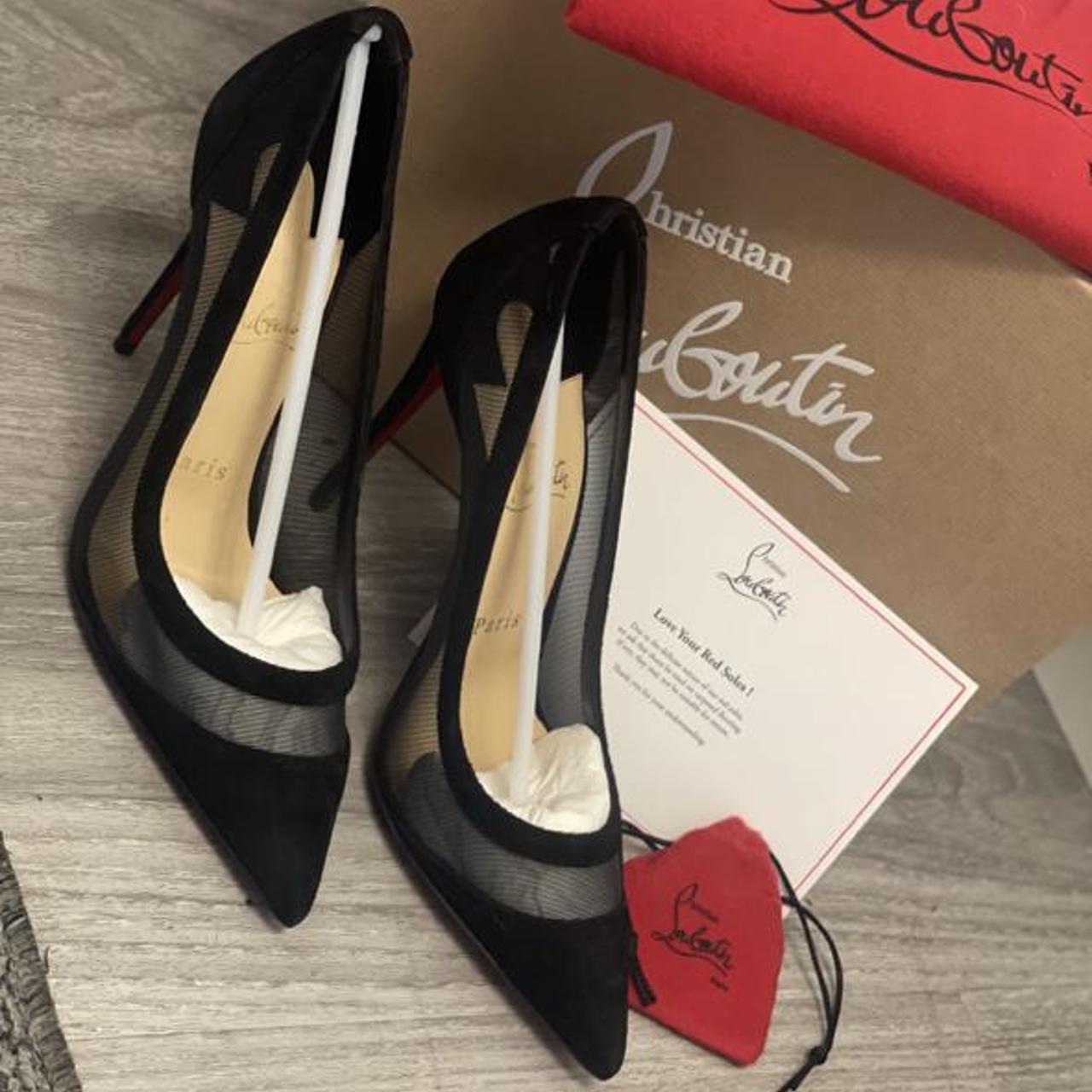 Christian Louboutin Heels barely worn size - Depop