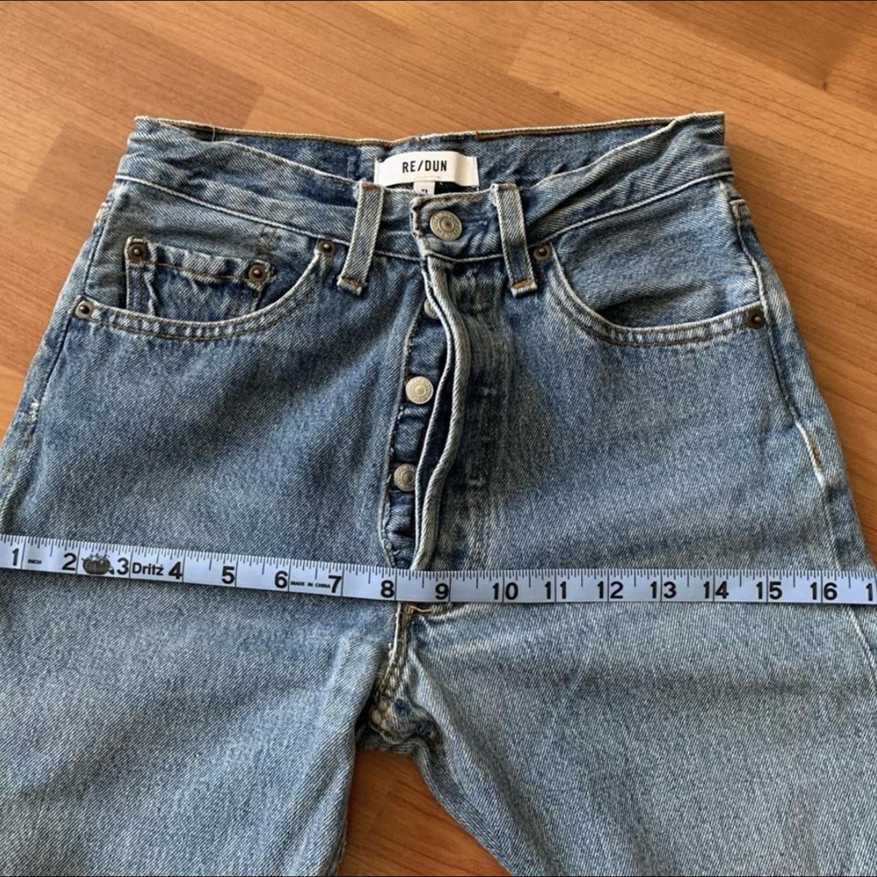 Redone jeans best fit more for a 23. Cotton so not a... - Depop