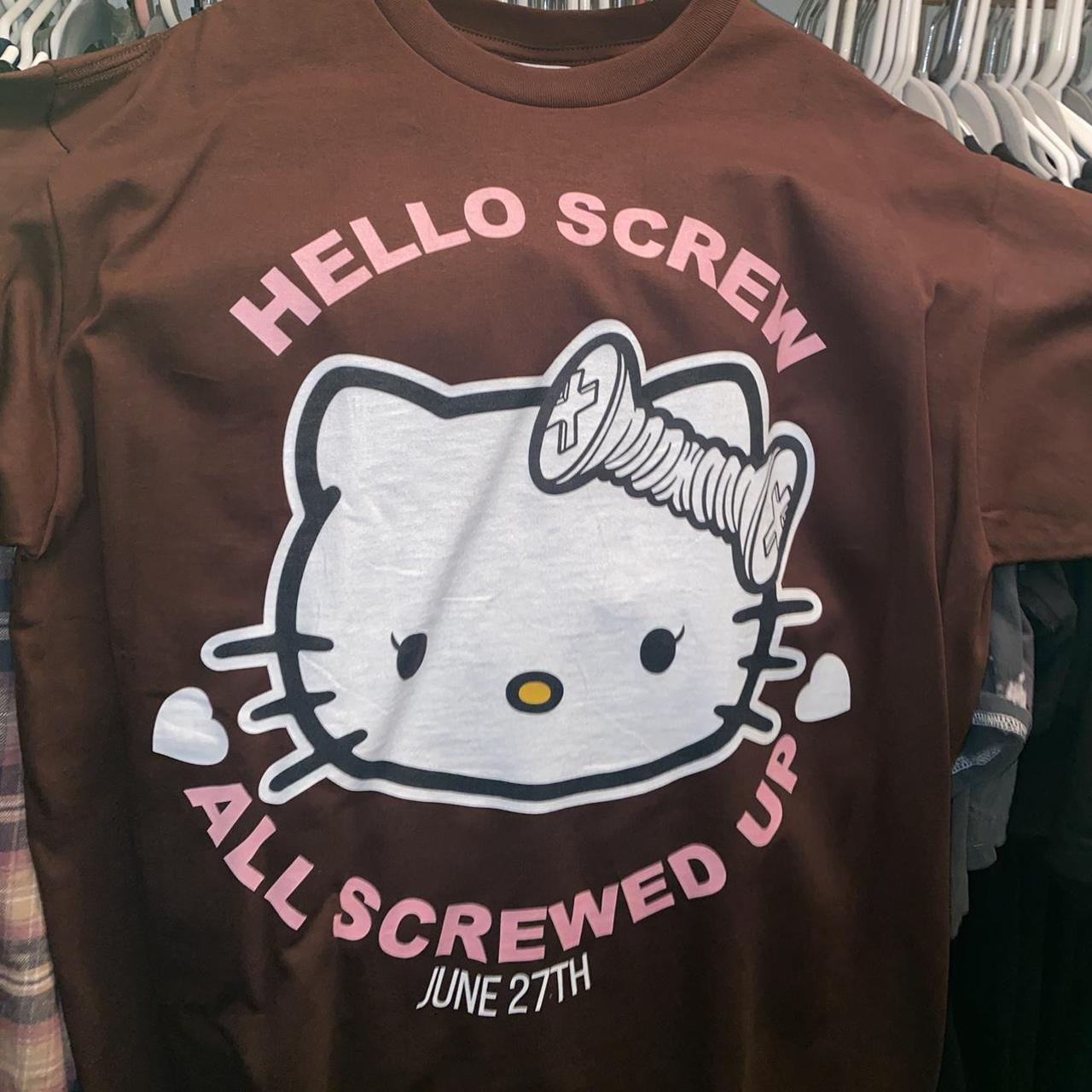 Hello Kitty X DJ Screw Collab Shirt. Never been... - Depop