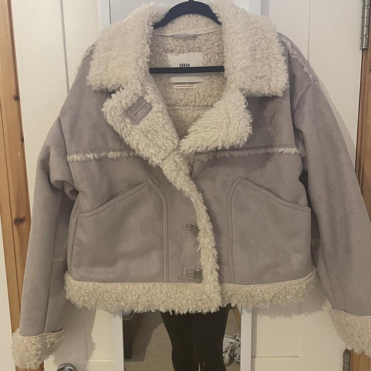 maria faux shearling jacket