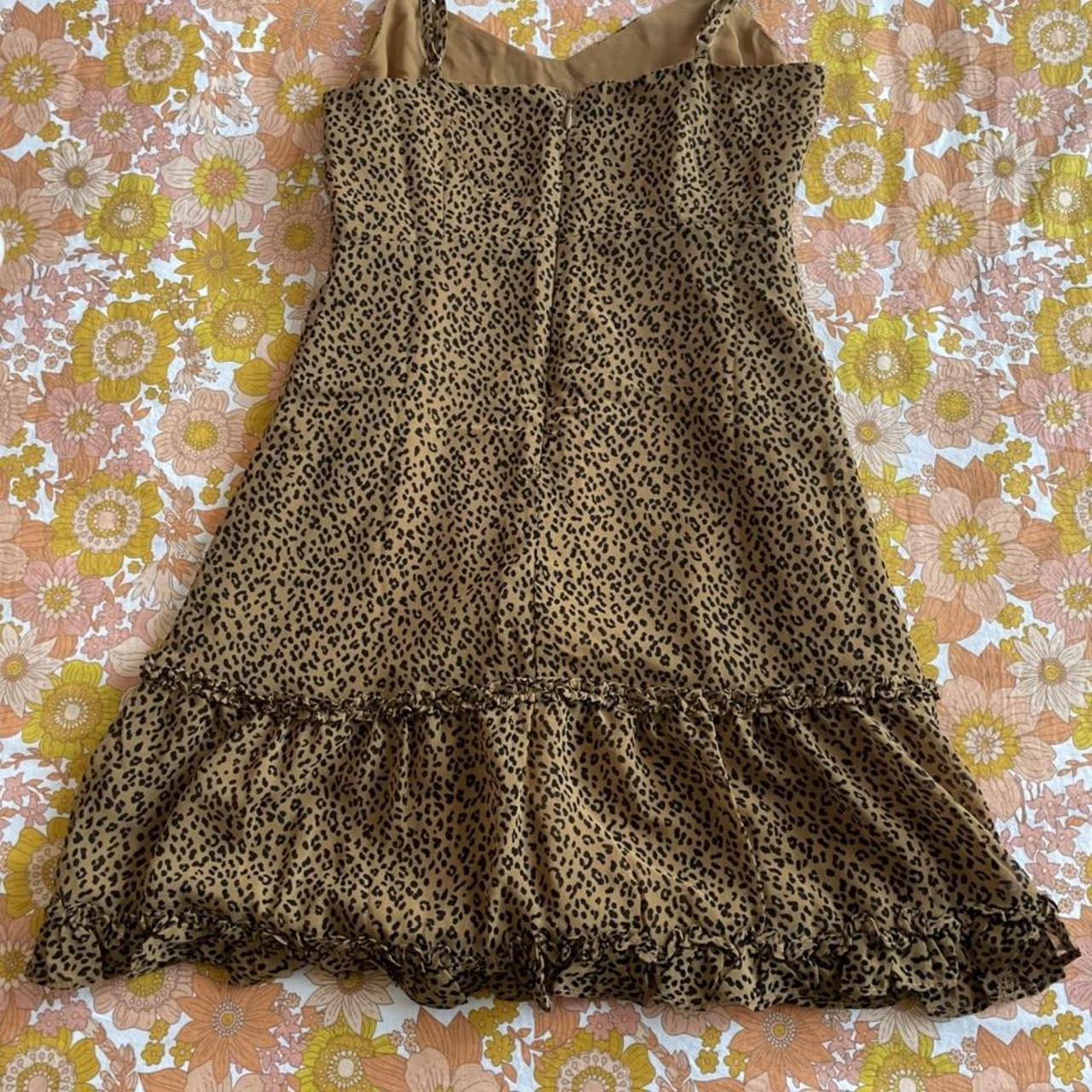 Leopard Print Mini Dress Depop