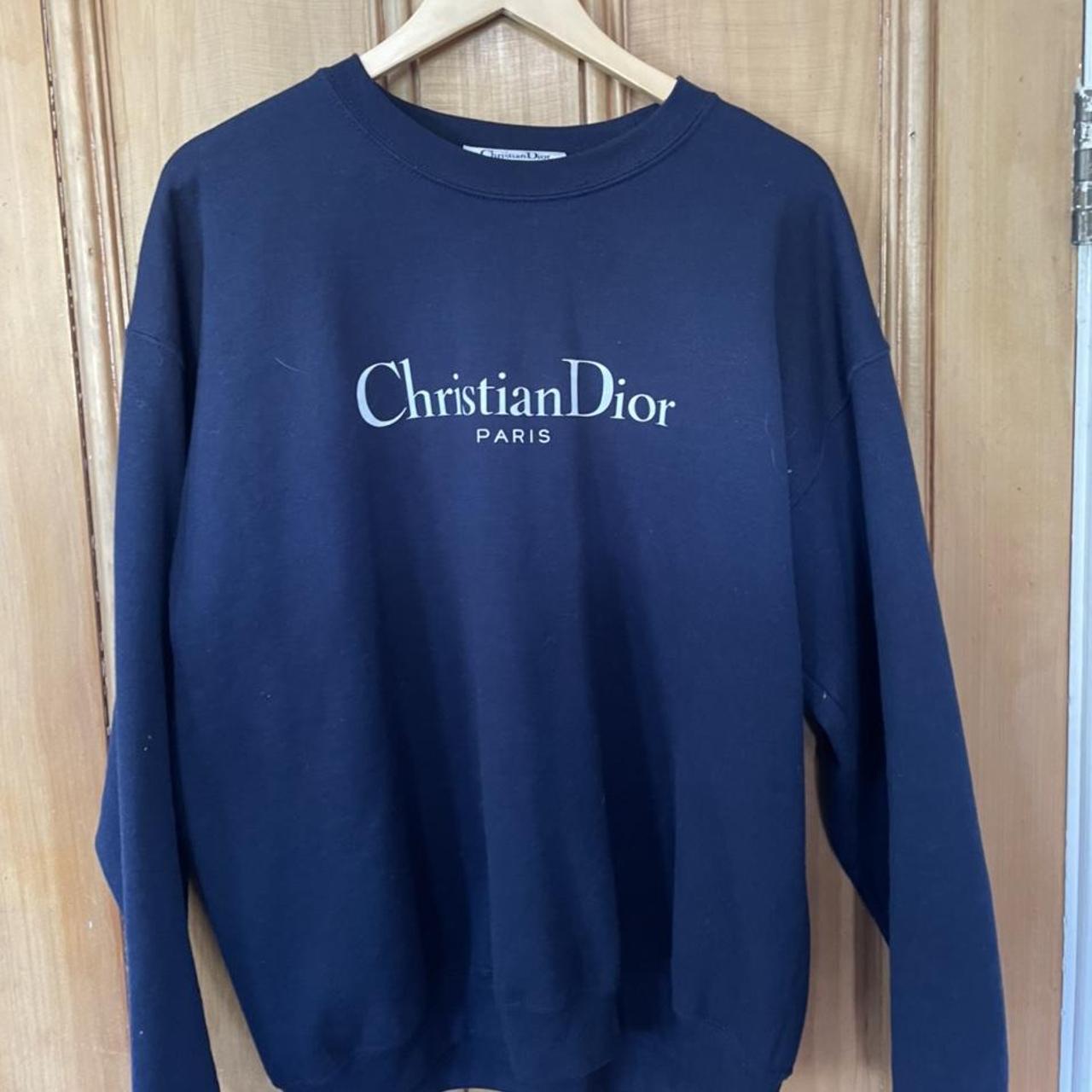 Christian Dior crewneck Worn a couple times, still... - Depop