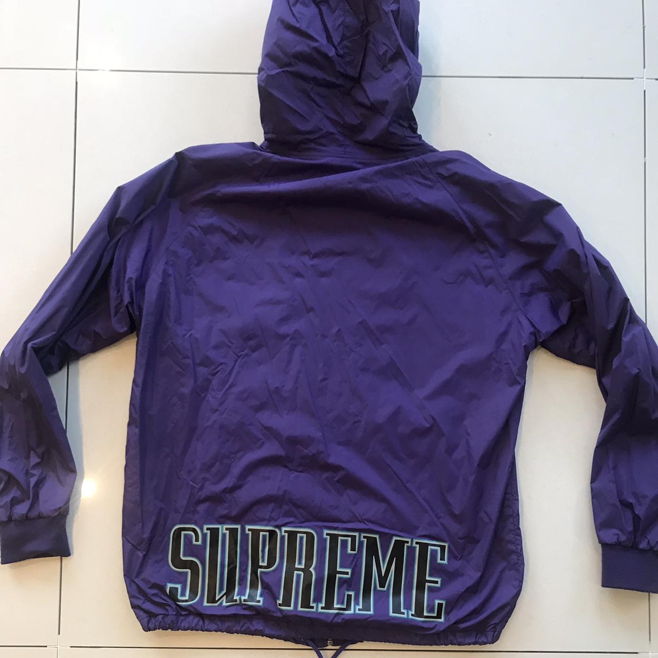 Supreme on sale purple jacket