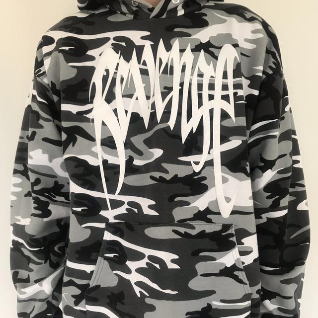 Revenge hoodie snow camo HMU WITH OFFERS Limited Depop