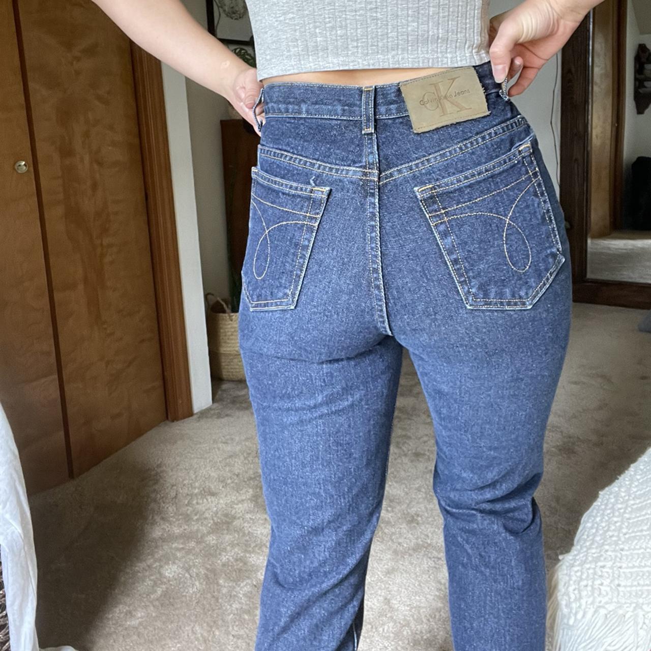 vintage high waisted calvin klein jeans