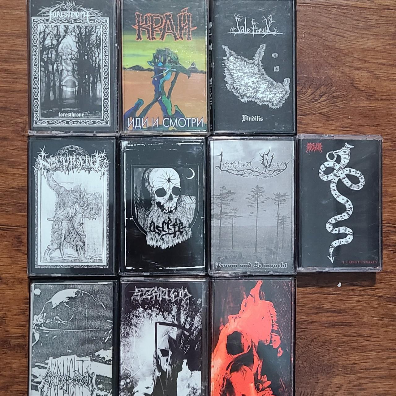 Cassettes-Black/Death/War Metal Priced each. Message... - Depop