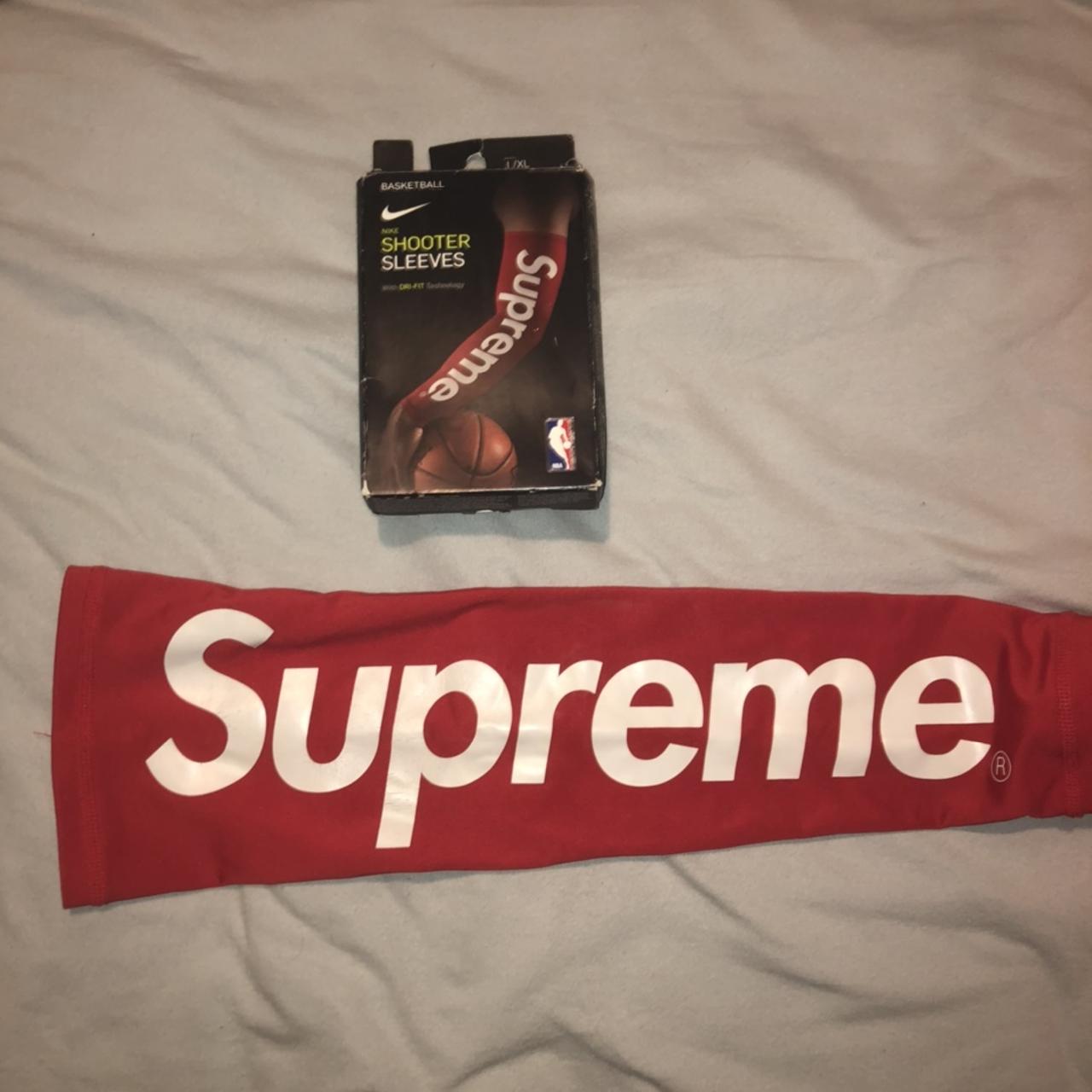 SUPREME X NIKE DRI-FIT SHOOTER SLEEVE (ONLY... - Depop