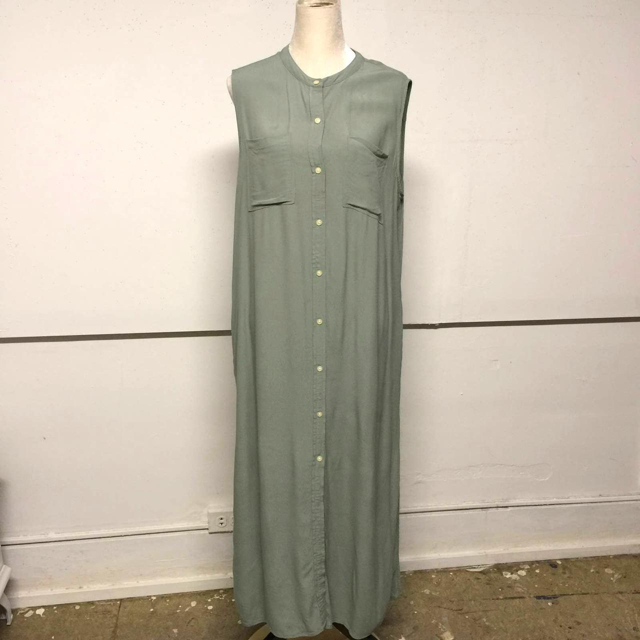 gap maxi shirt dress