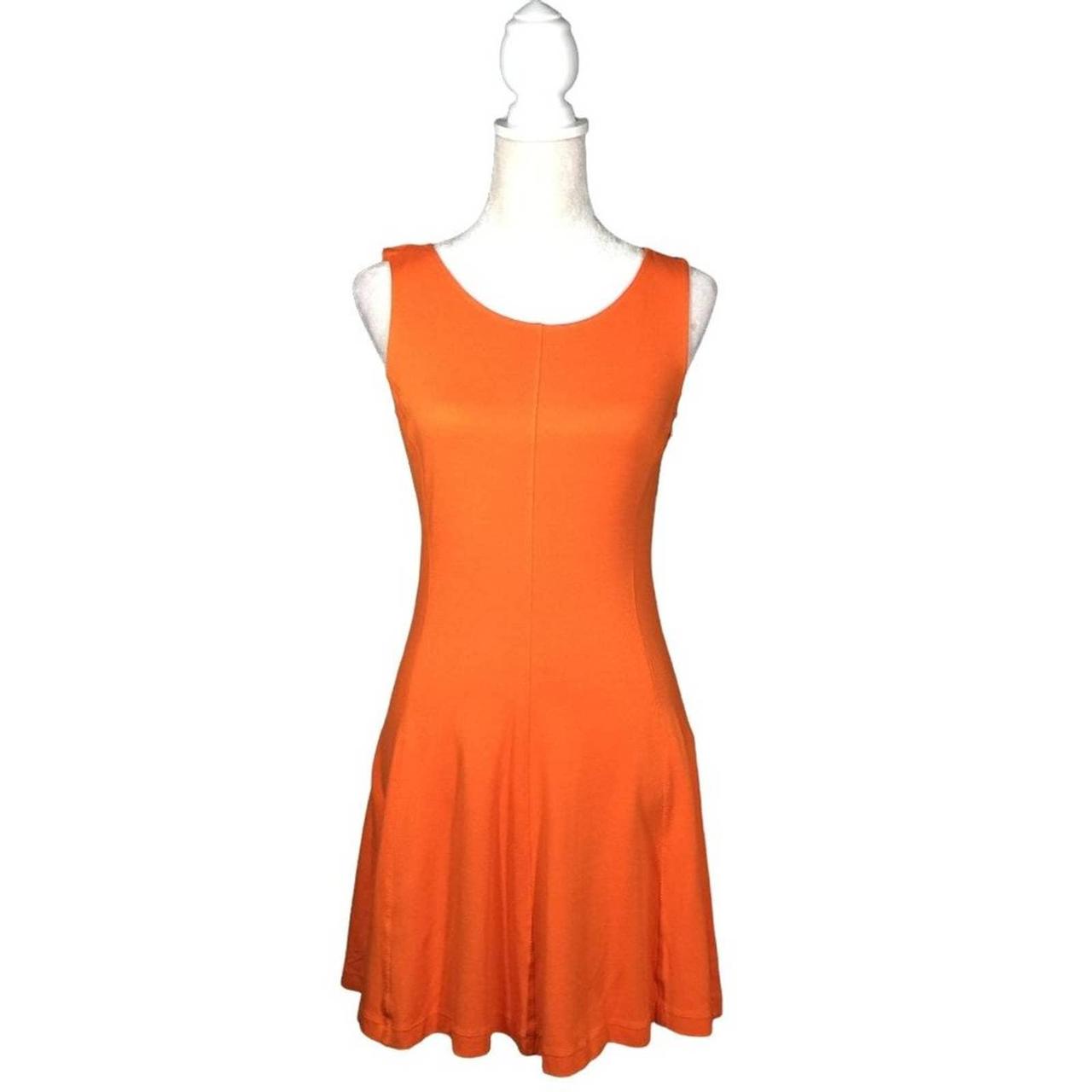 Banana Republic Women's Orange Dress | Depop