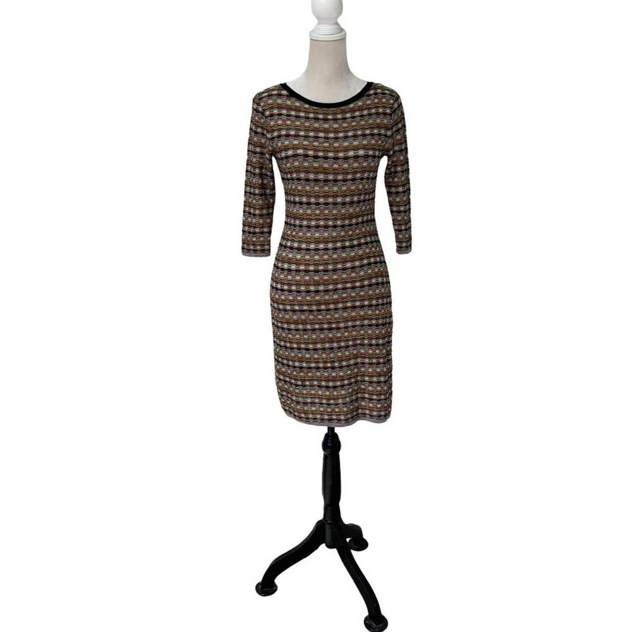 Product Image 1 - MISSONI 3/4 sleeve brown gold
