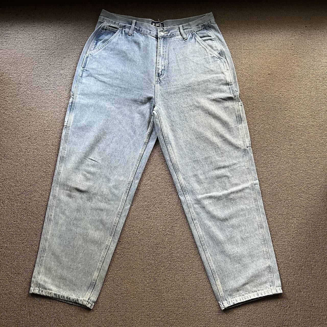 Vic NZ Baggy Carpenter Denim Jeans Baggy af... - Depop