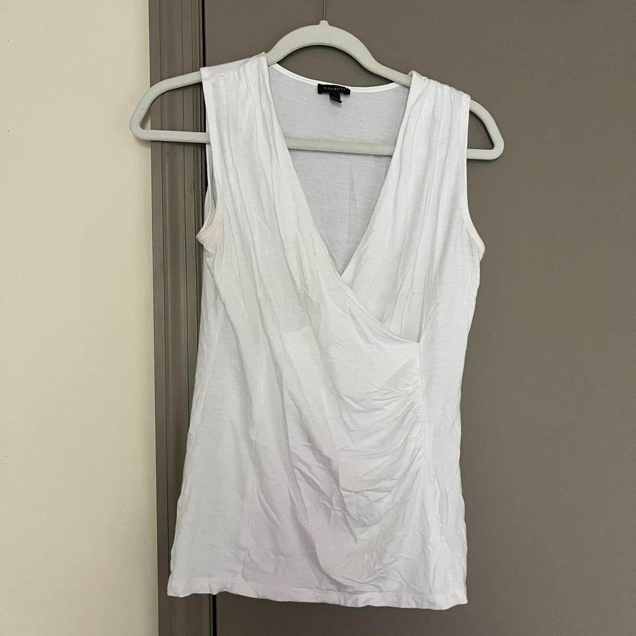 Product Image 1 - Talbots white wrap top

@depop #wraptop
