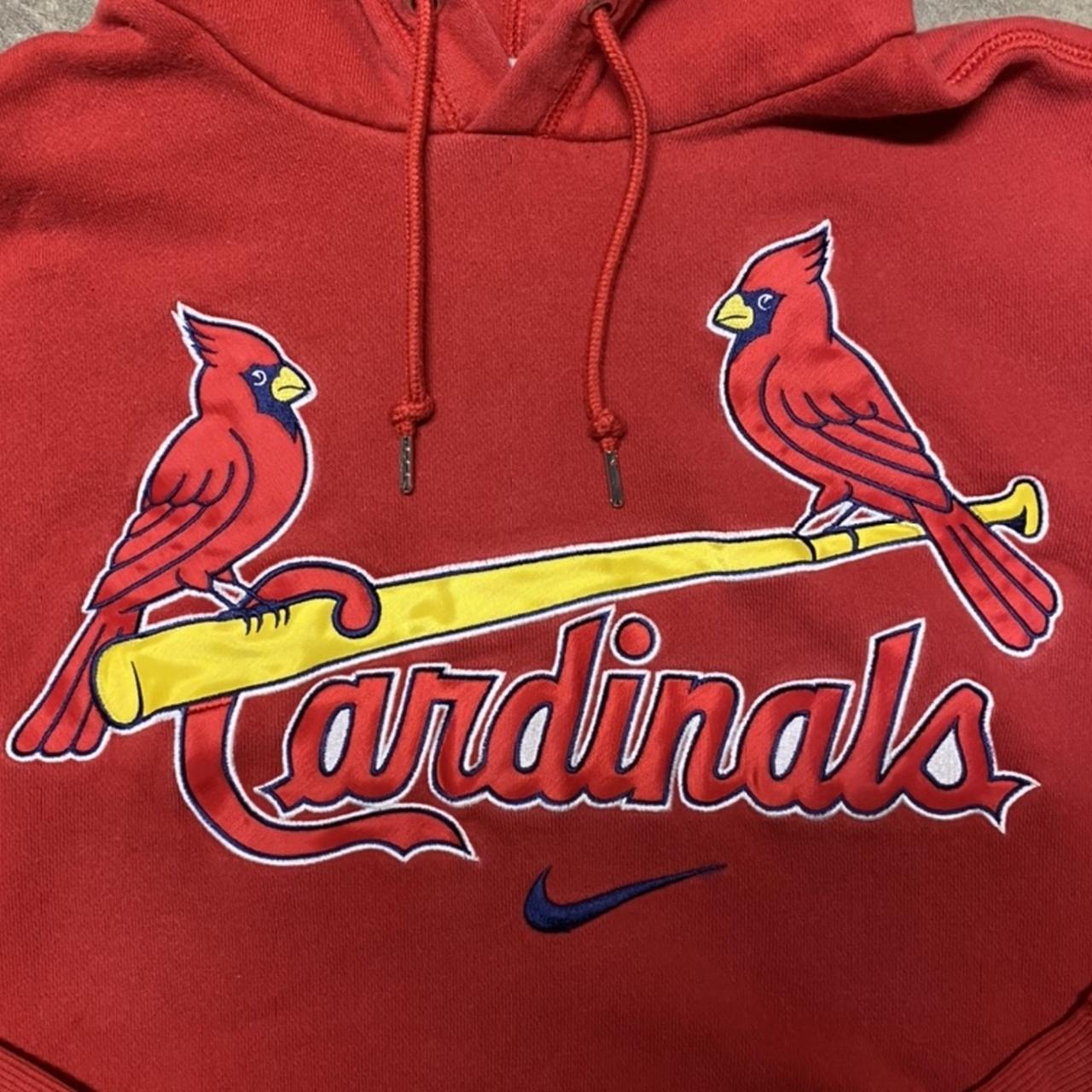 Vintage St Louis Cardinals Sweatshirt Embroidery Spell Out MLB 