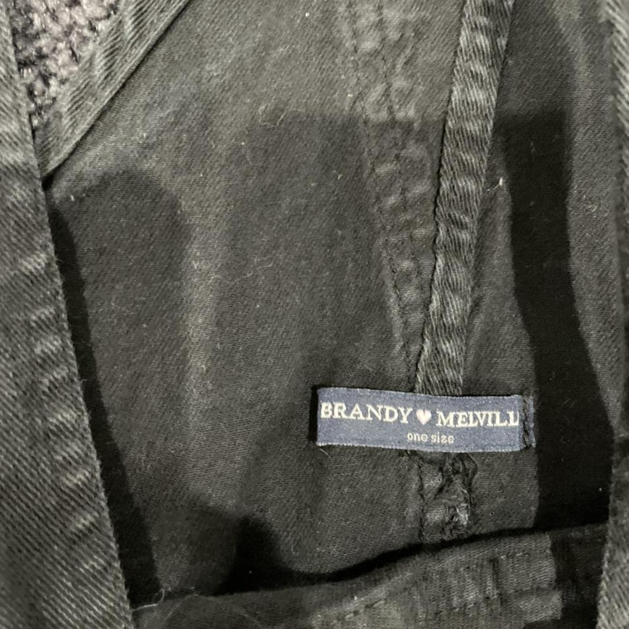 Brandy Melville Black Overalls- one size fits all... - Depop