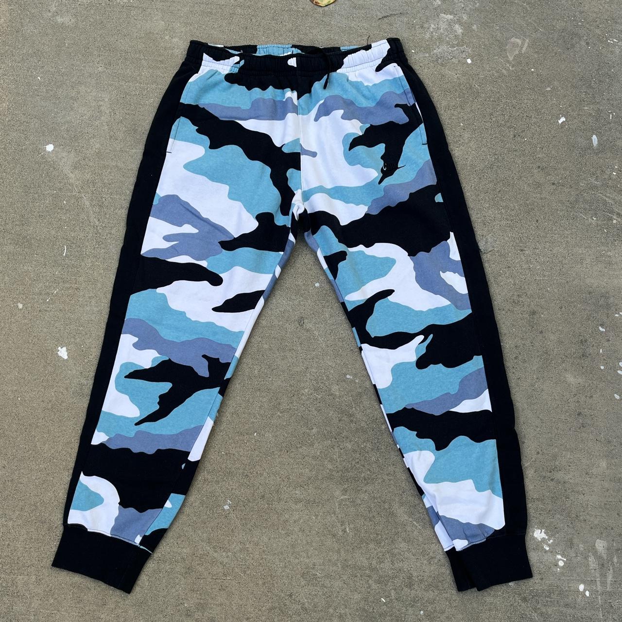 nike blue camo joggers