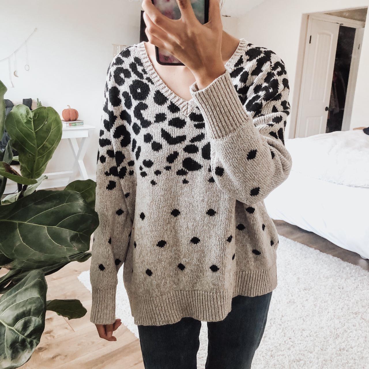 John and shop jenn leopard sweater