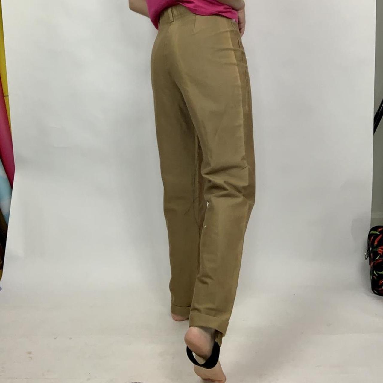 Brown Vintage Palmetto’s stirup high wasted trousers... - Depop