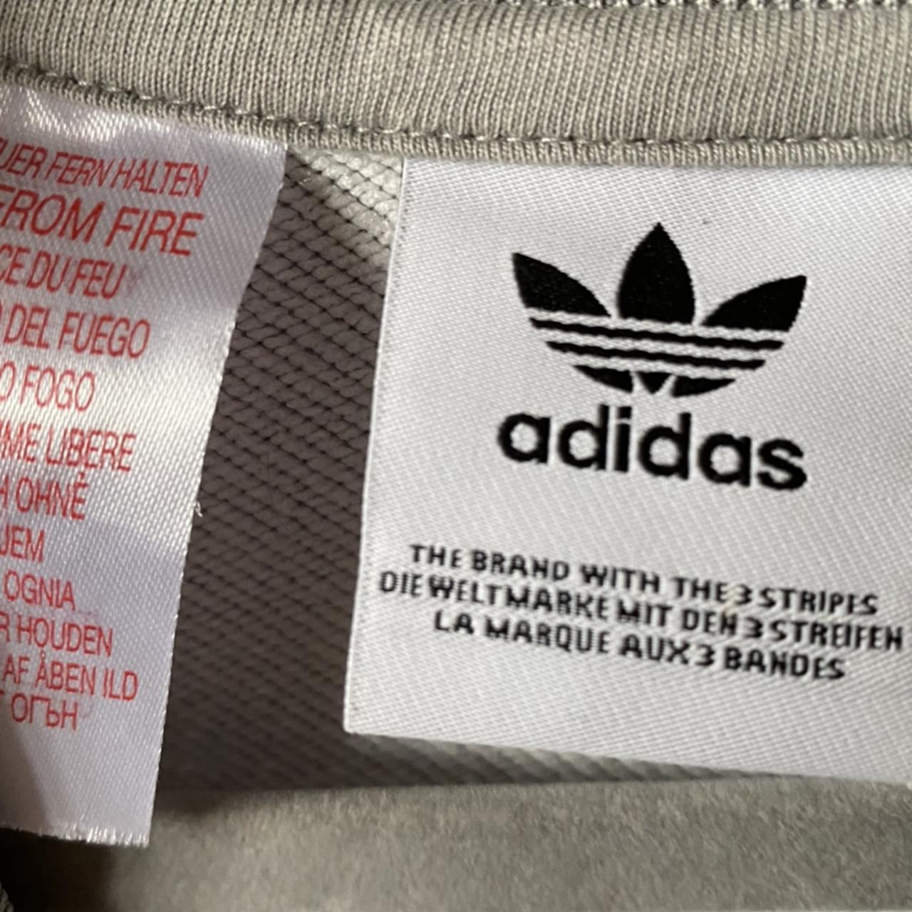 Adidas Jacket, Small stains on Right shoulder... - Depop