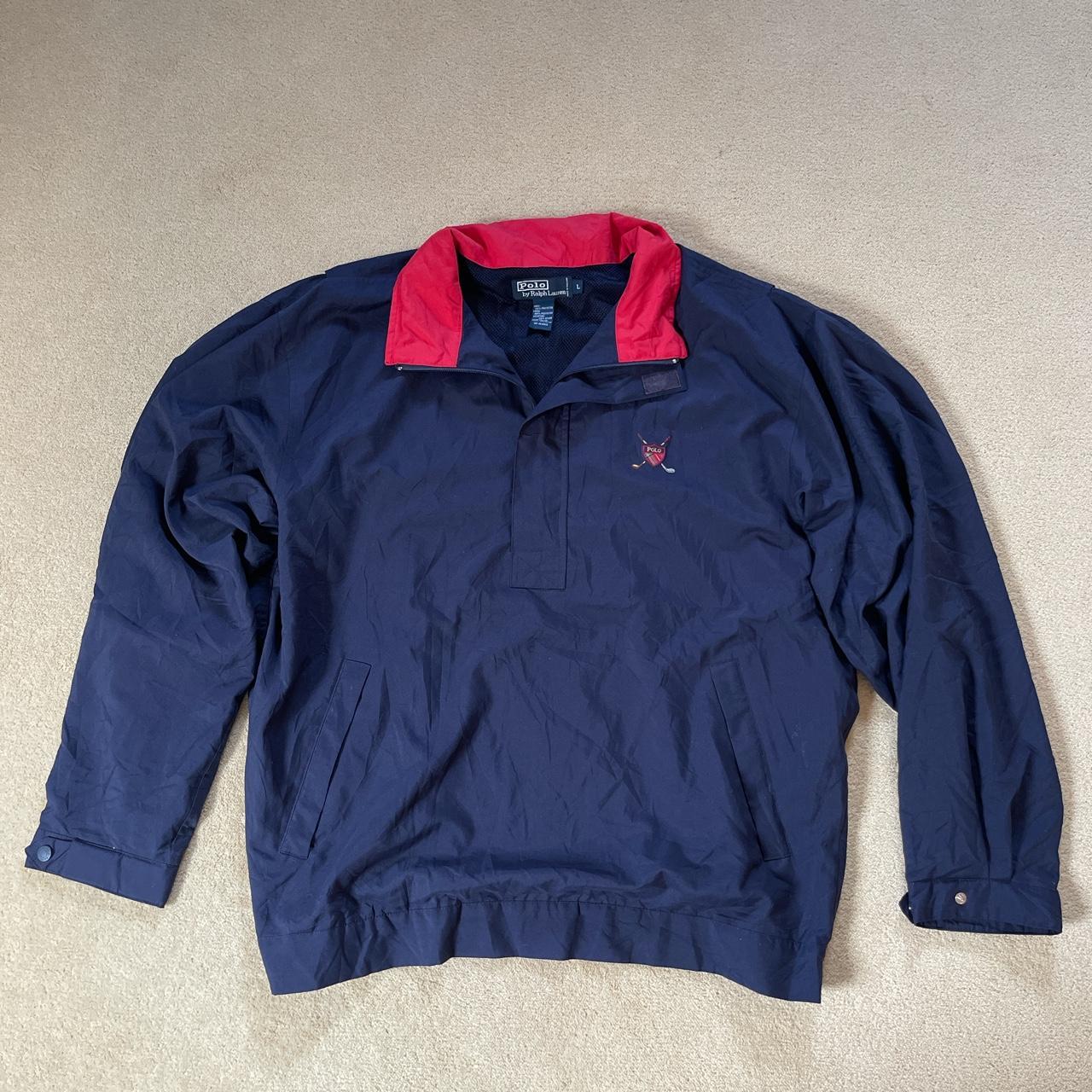 Vintage navy blue Polo Ralph Lauren Golf quarter zip... Depop