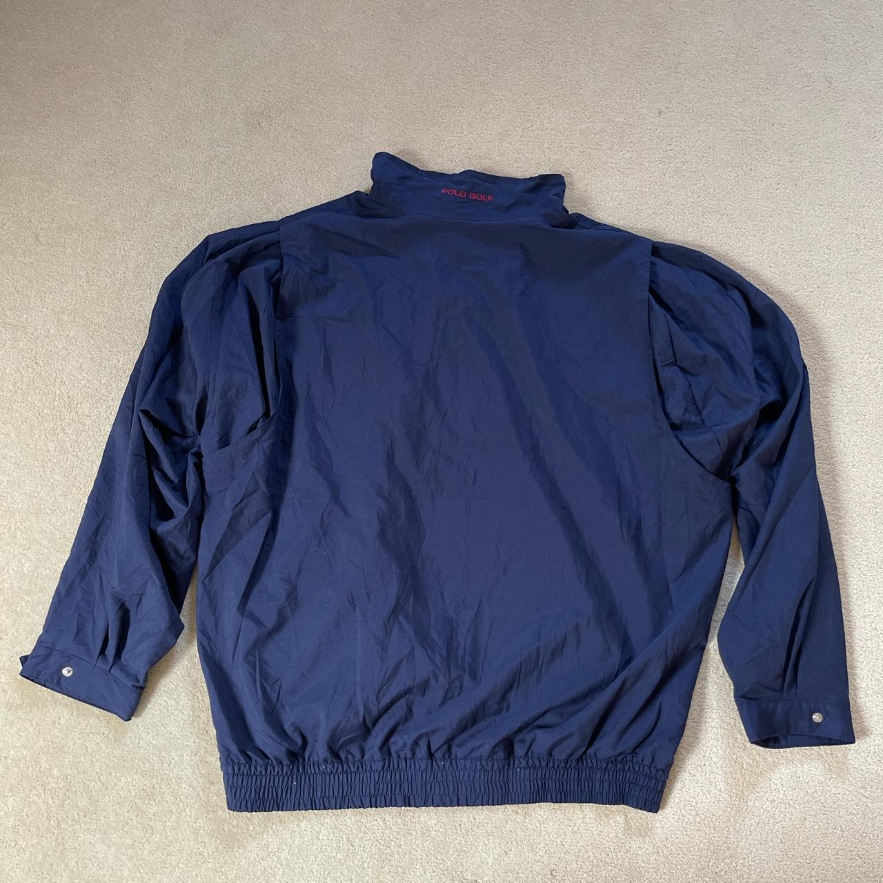 Vintage navy blue Polo Ralph Lauren Golf quarter zip... - Depop