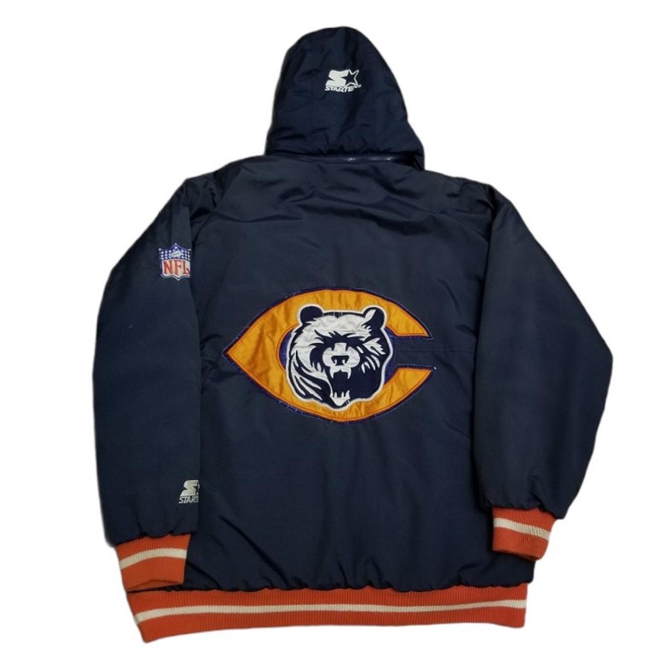 Vintage 90s Chicago Bears Starter puffer jacket. - Depop