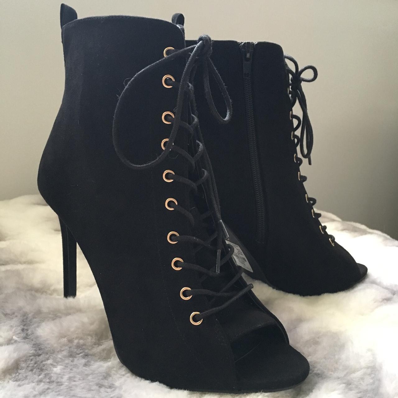 Primark peep hot sale toe boots