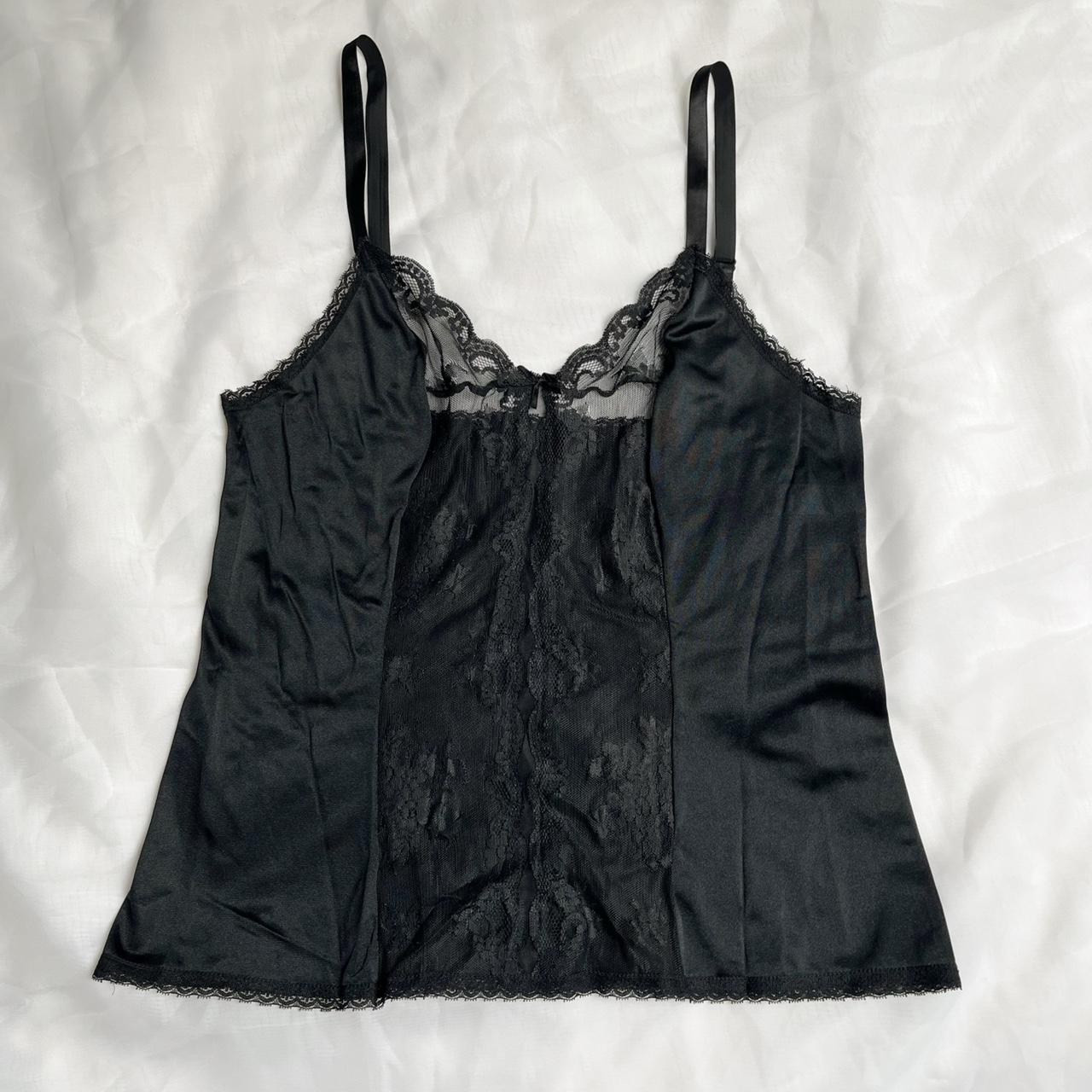 Product Image 1 - Black sheer lace vintage cami