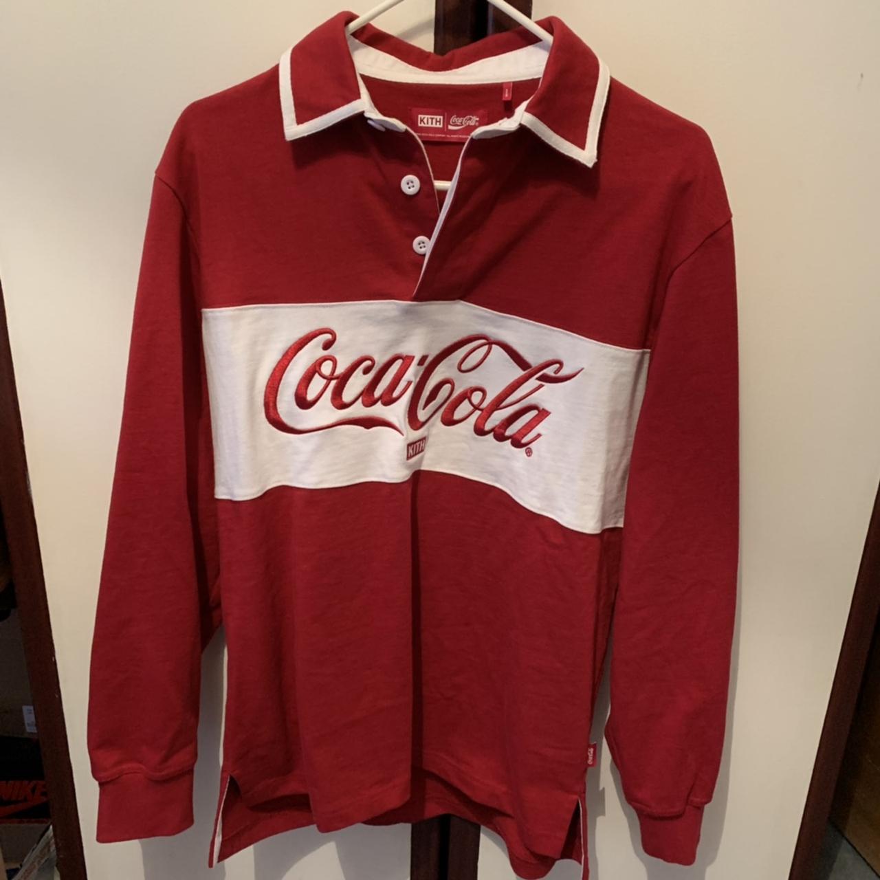 Kith x Coca Cola Coke Rugby Polo.