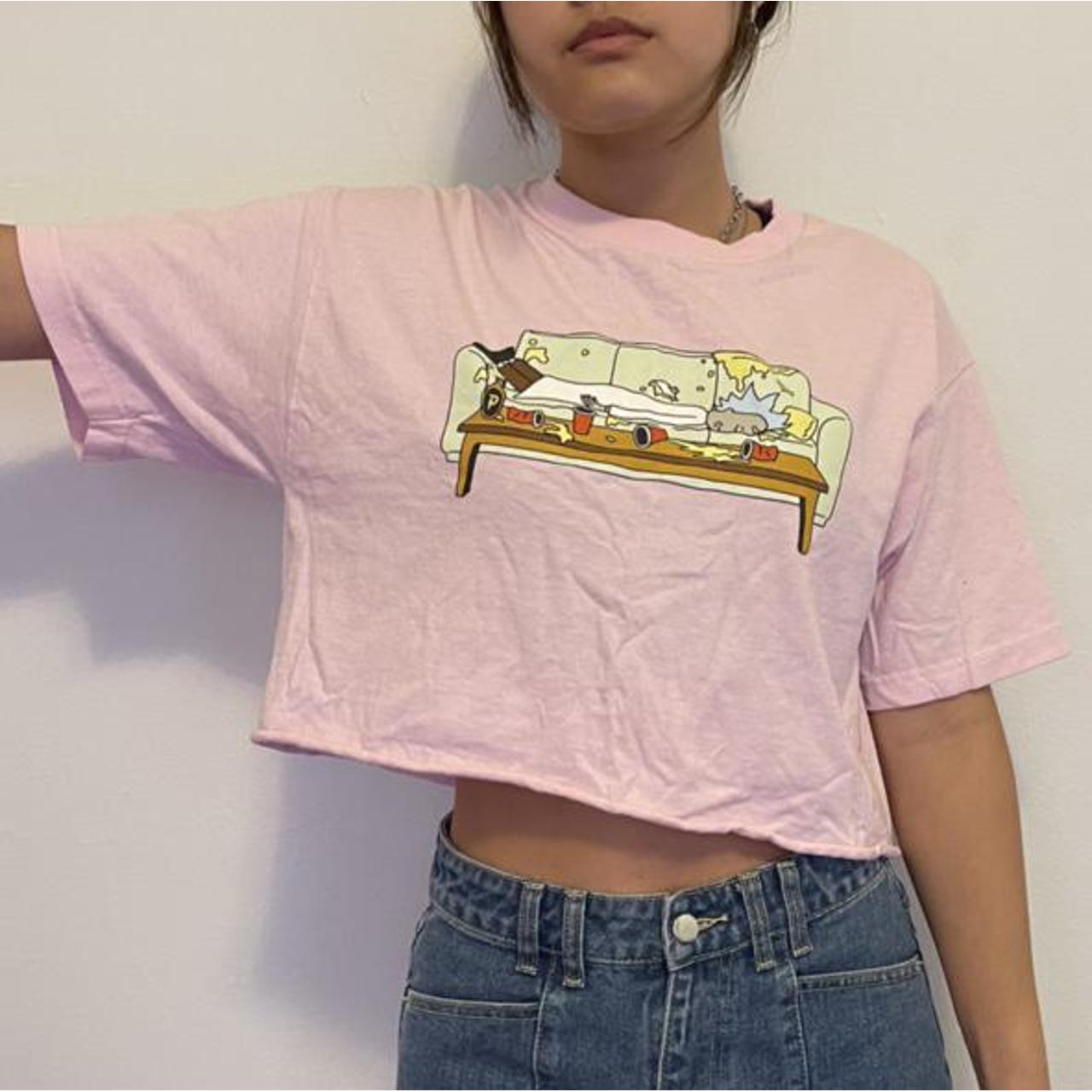 rick and morty t shirt cropp