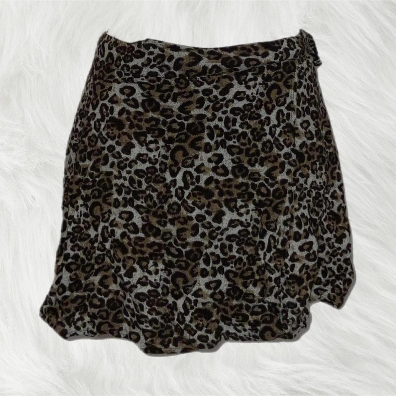 Cheetah Print Wrap Around Beach Cover Up... Depop