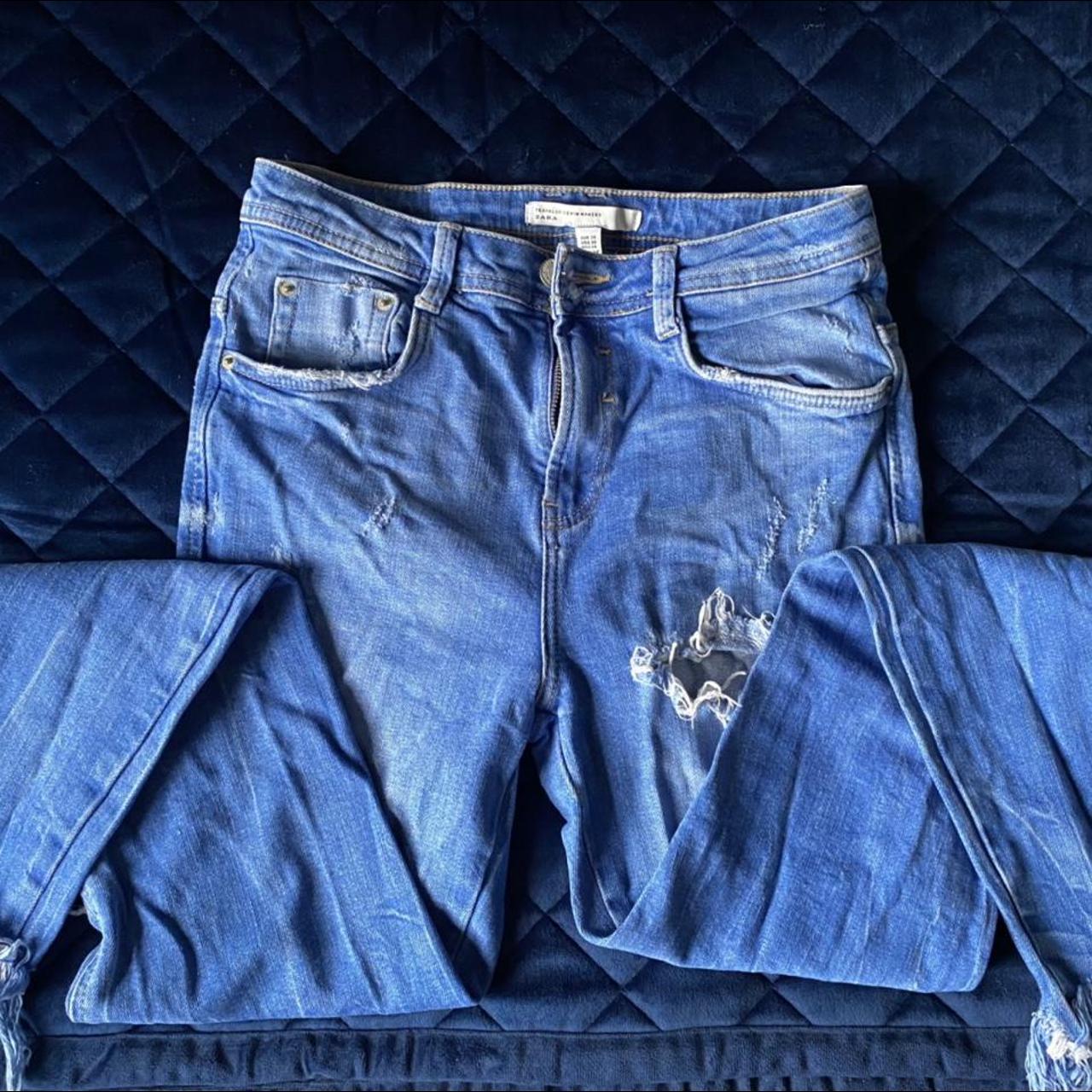 zara-ripped-jeans-with-frayed-ankle-size-34-eu-and-depop