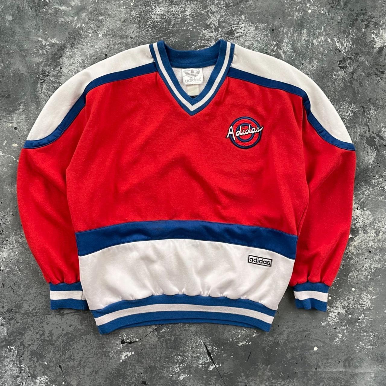 adidas v neck sweatshirt