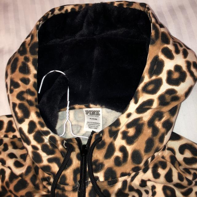 PINK Victoria's Secret leopard print hoodie/ jacket❤️ - Depop