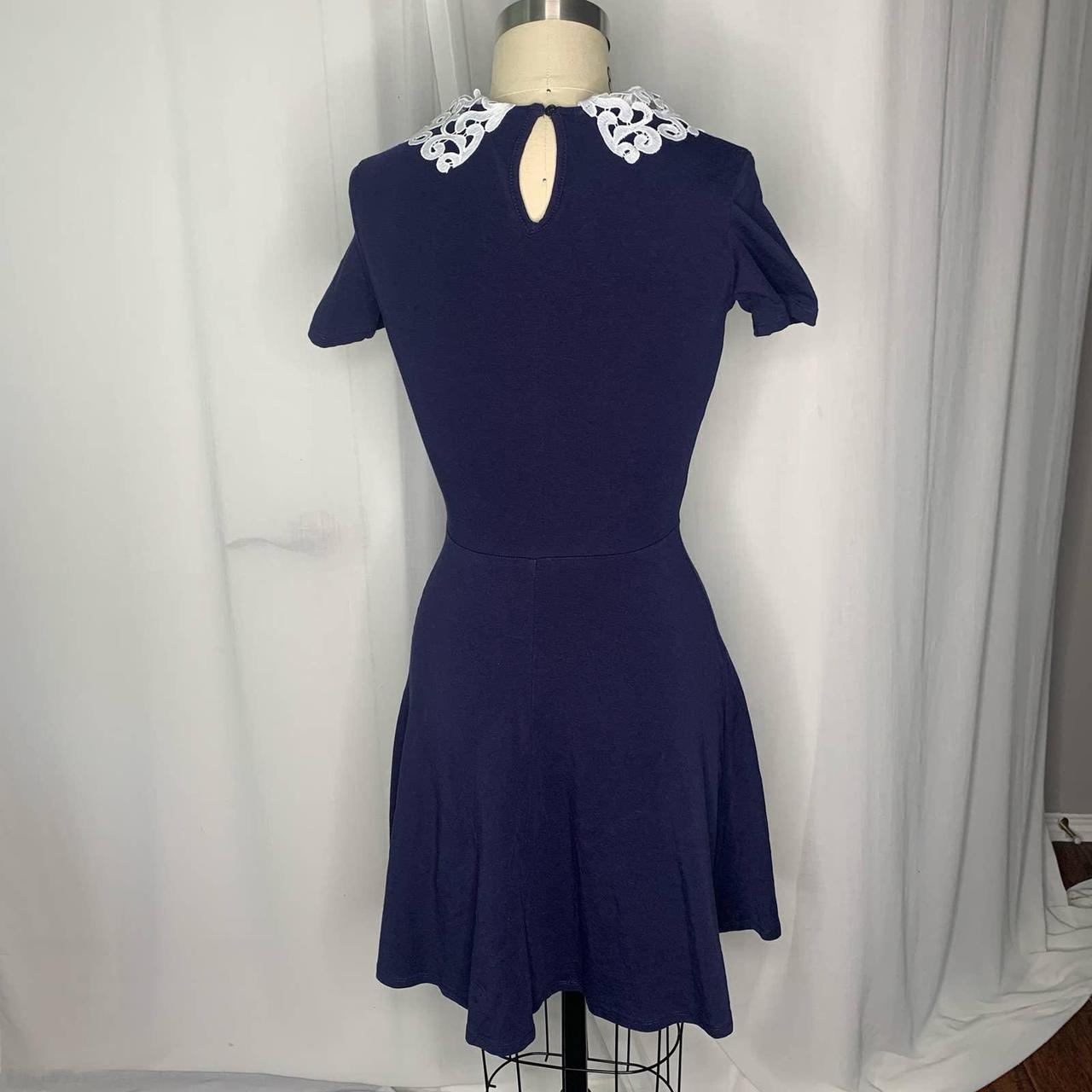 Dorothy Perkins Women's Blue and White Dress (3)