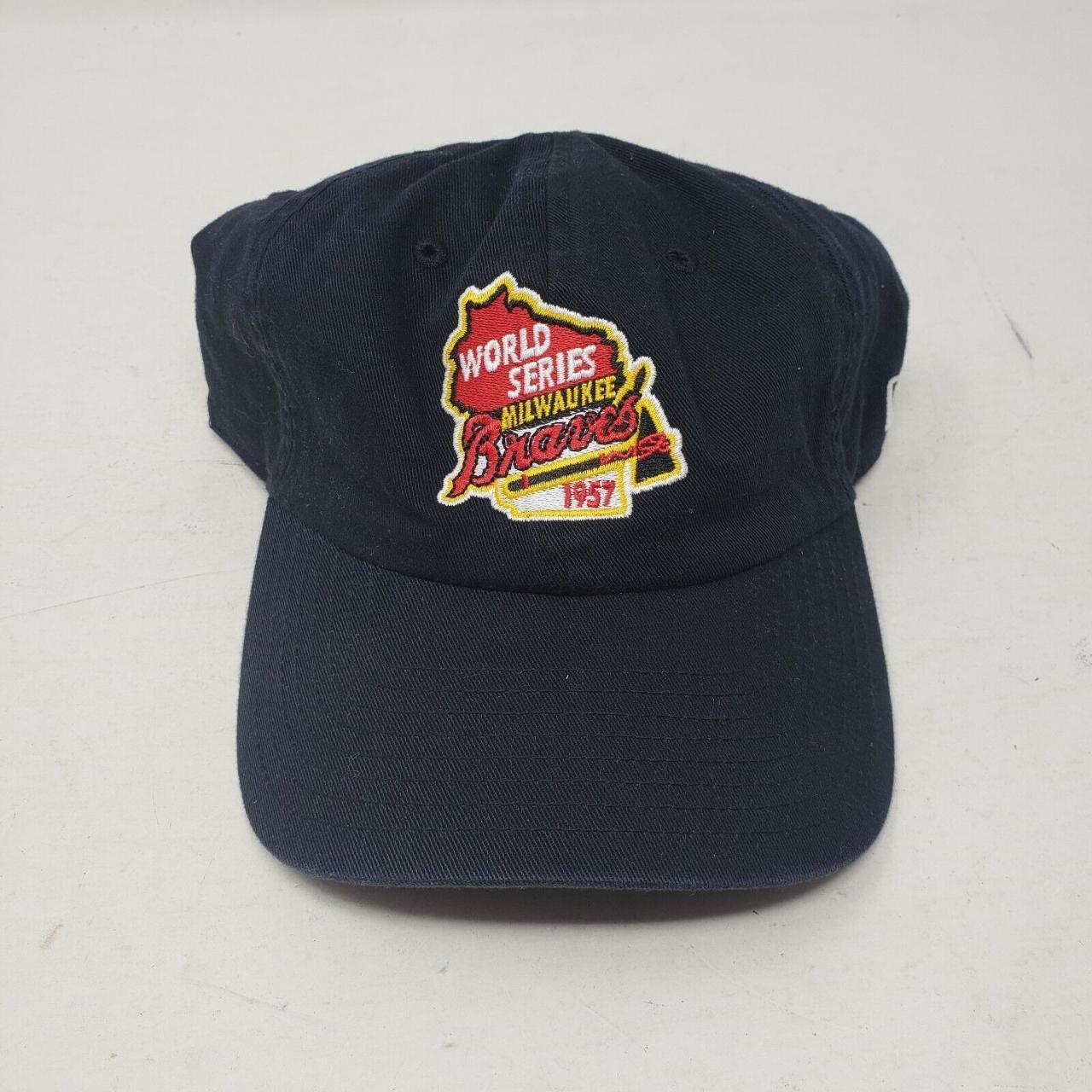 Exclusive! Milwaukee Braves 1957 World Series Hat in - Depop