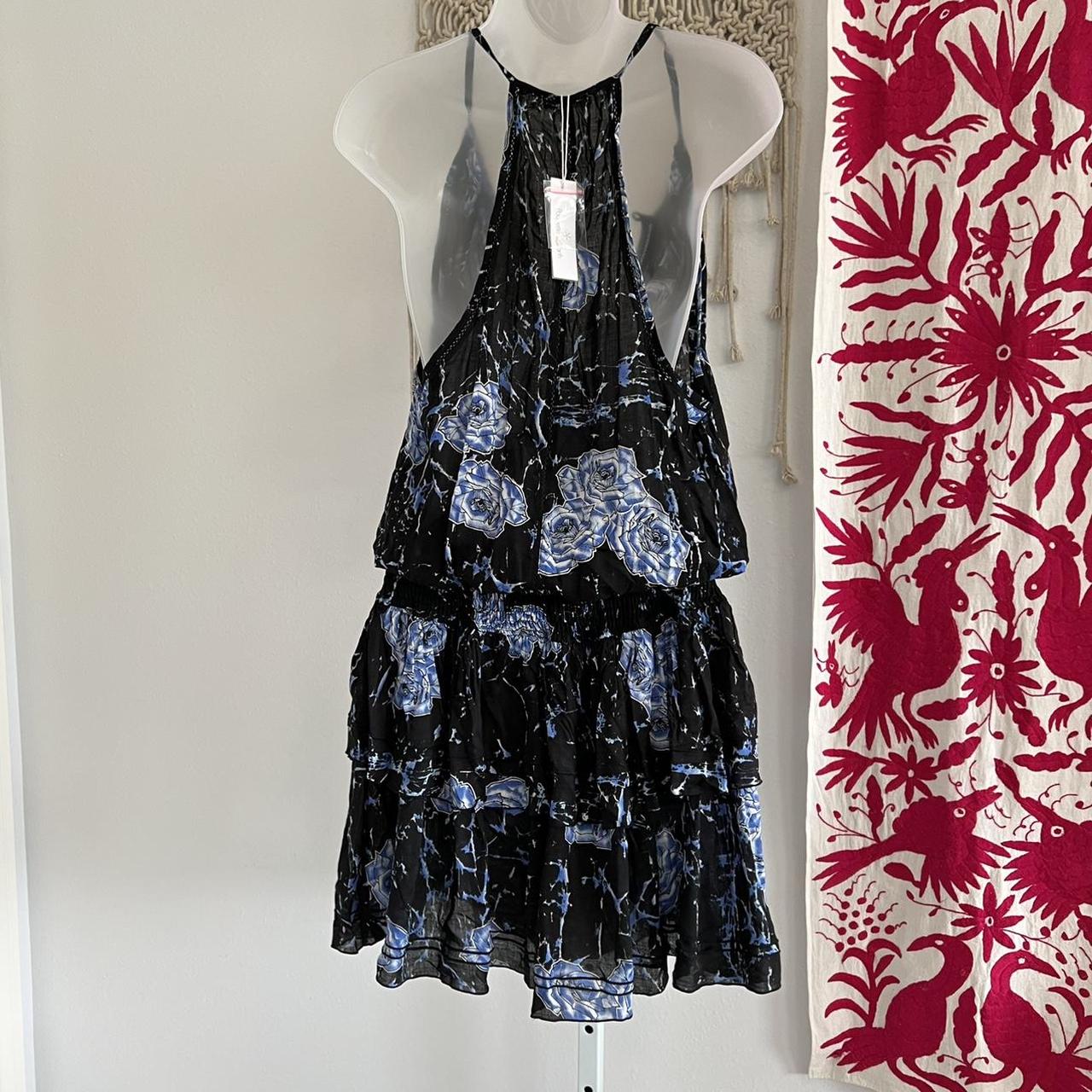 Poupette St Barth Women's Black and Blue Dress (3)