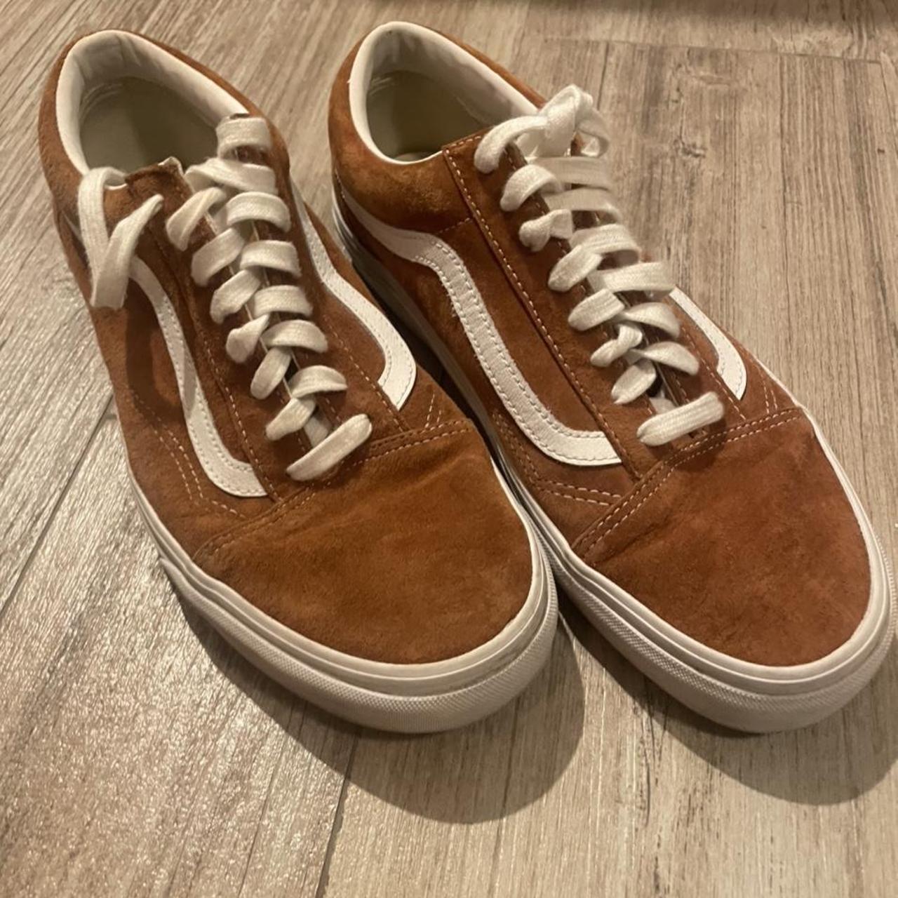 Vans deals suede orange