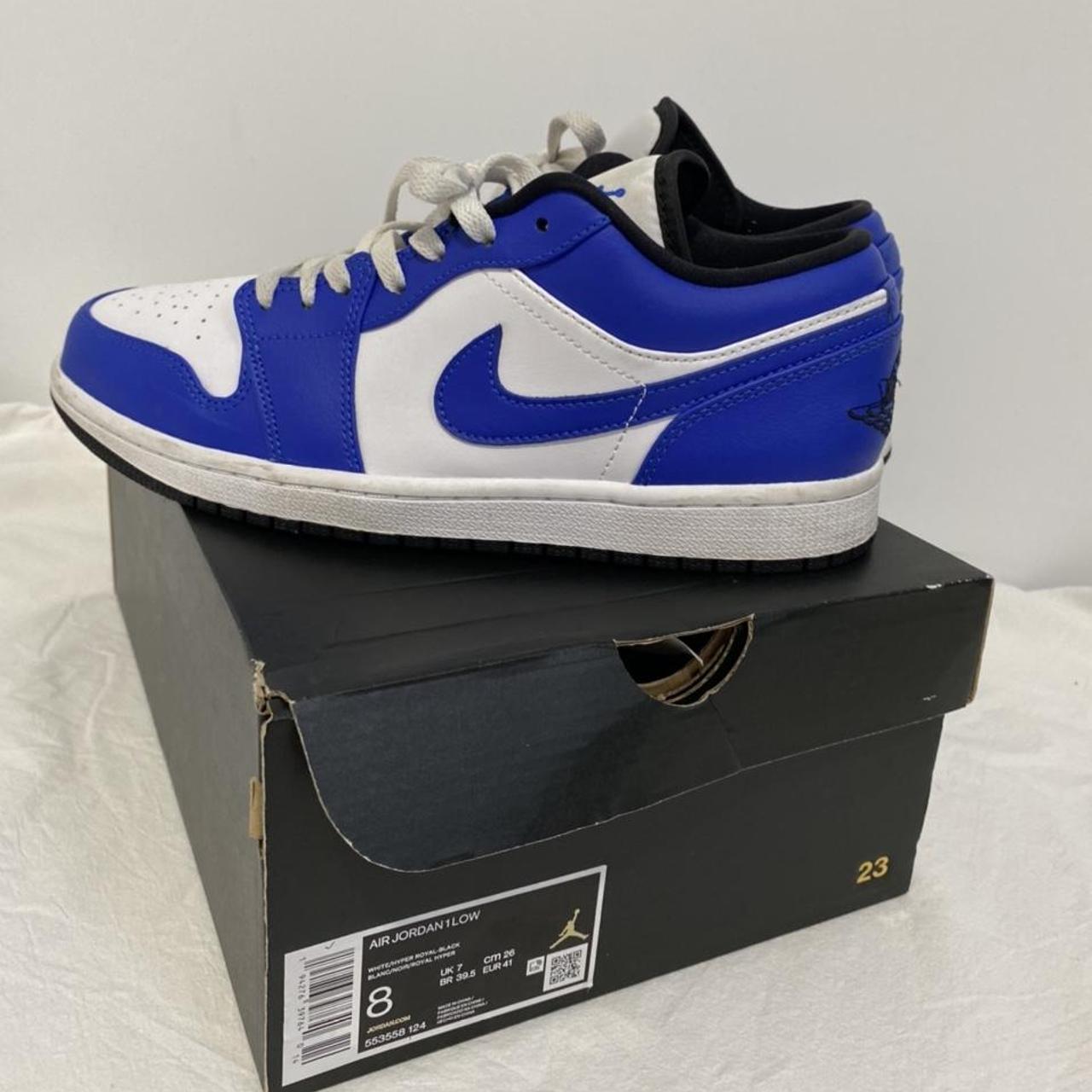 game royal jordan 1 lows (comes with box and... - Depop