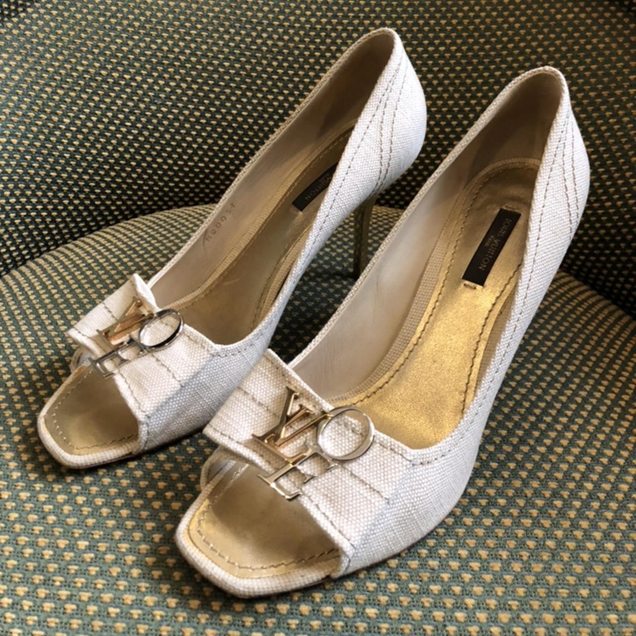 LOUIS VUITTON Love Open Toes High Heel Depop