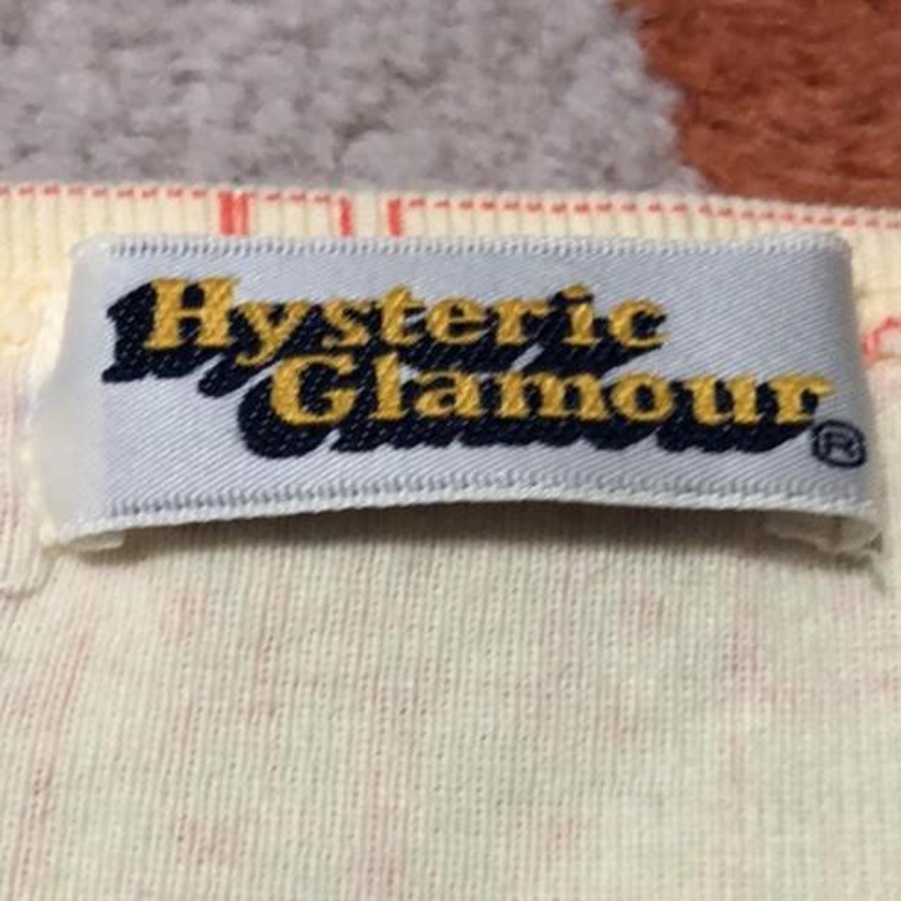 Hysteric Glamour Women s Cream And Red T shirt Depop