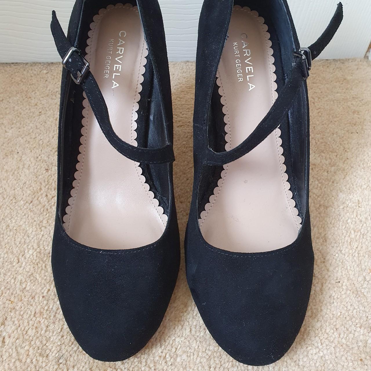 kurt geiger carvela black heels