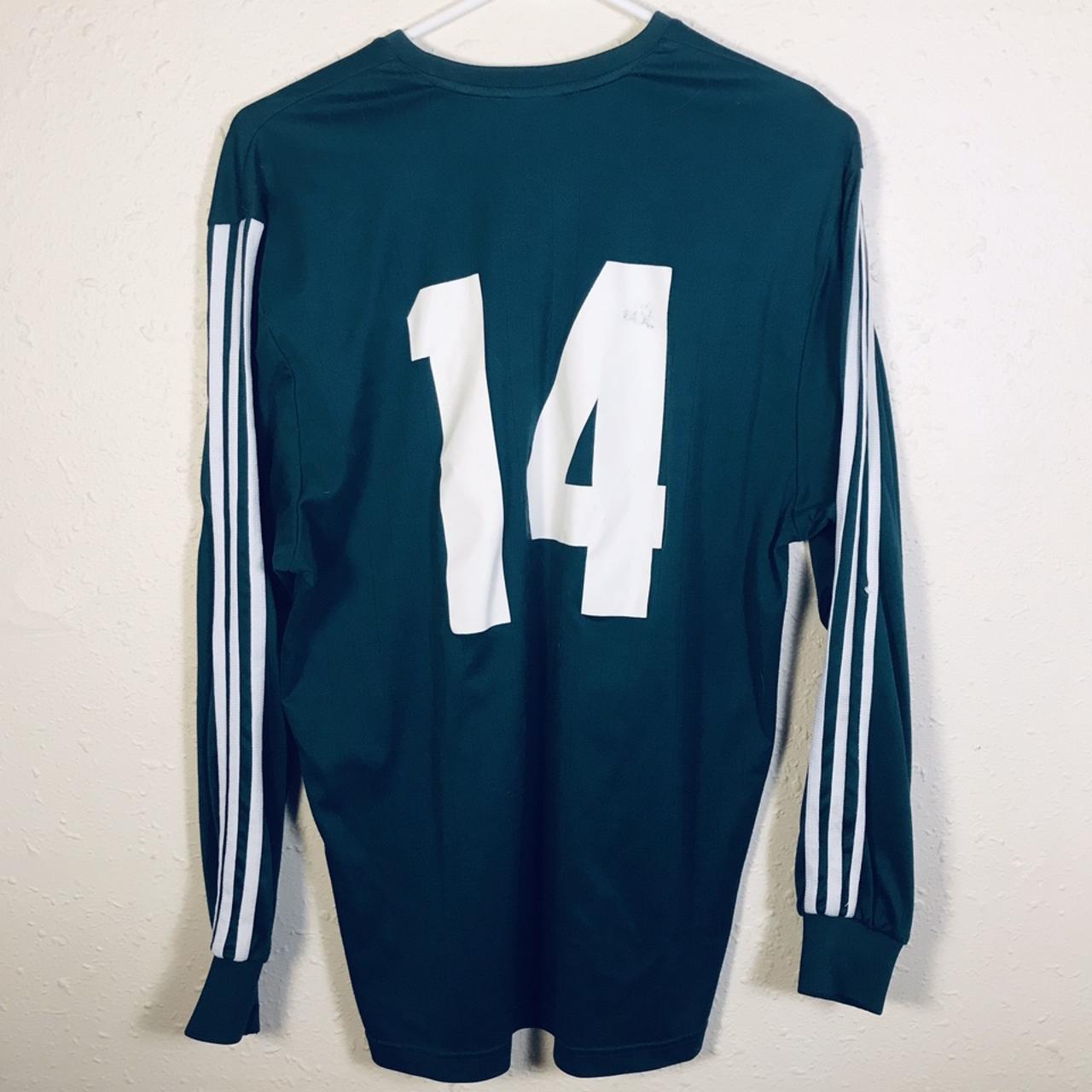 Vintage Adidas longsleeve soccer jersey. In great... Depop