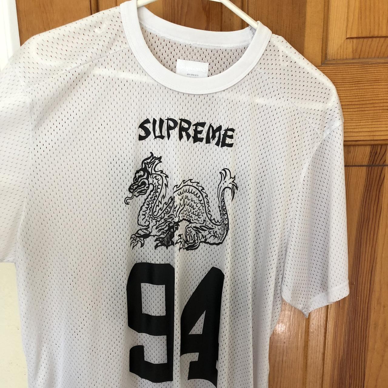 Supreme Dragon Football Top Authentic Supreme - Depop