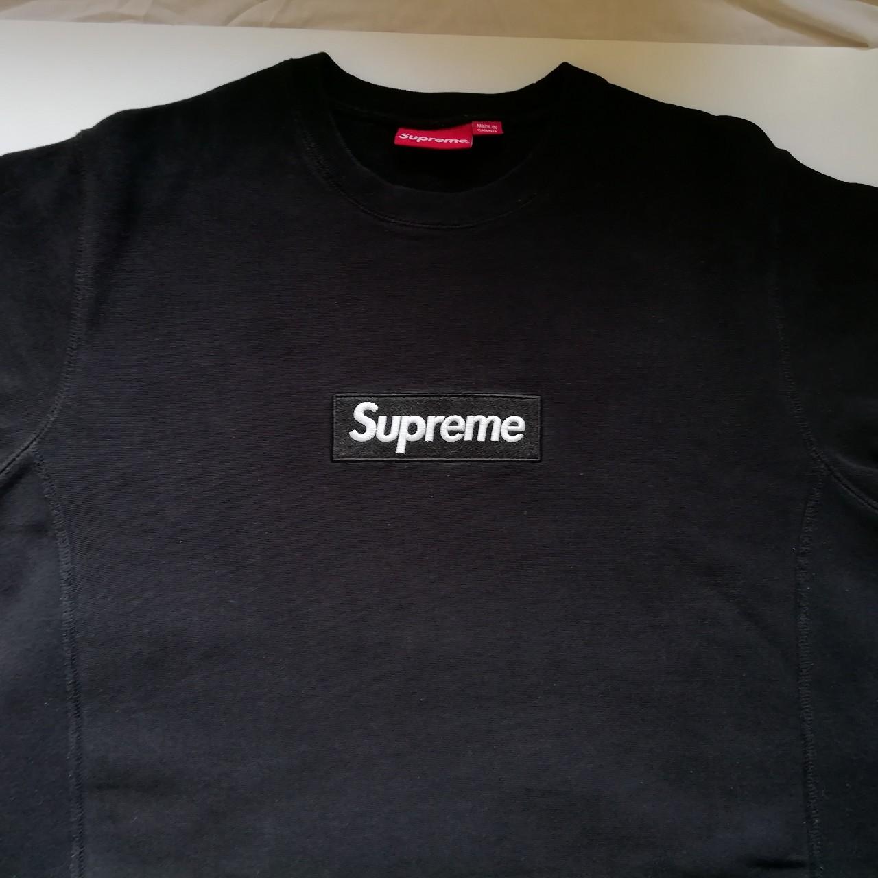 Supreme FW15 Black Box Logo Crewneck... - Depop