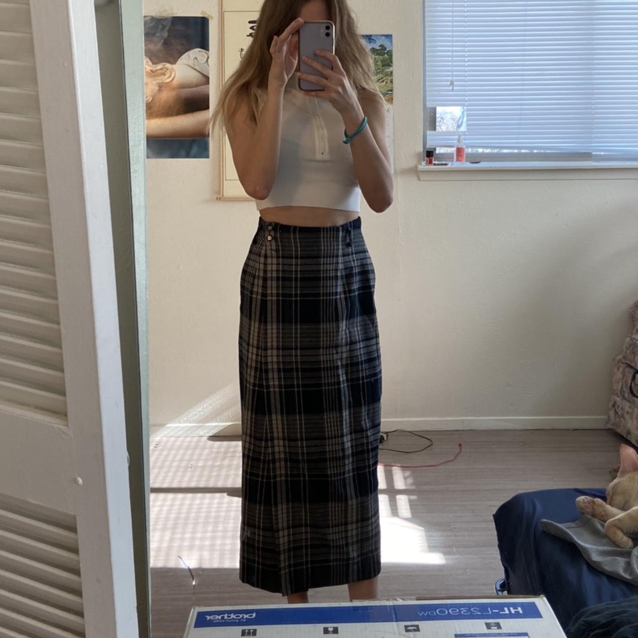 Cutest Ralph Lauren plaid wrap skirt coolest Ralph... - Depop