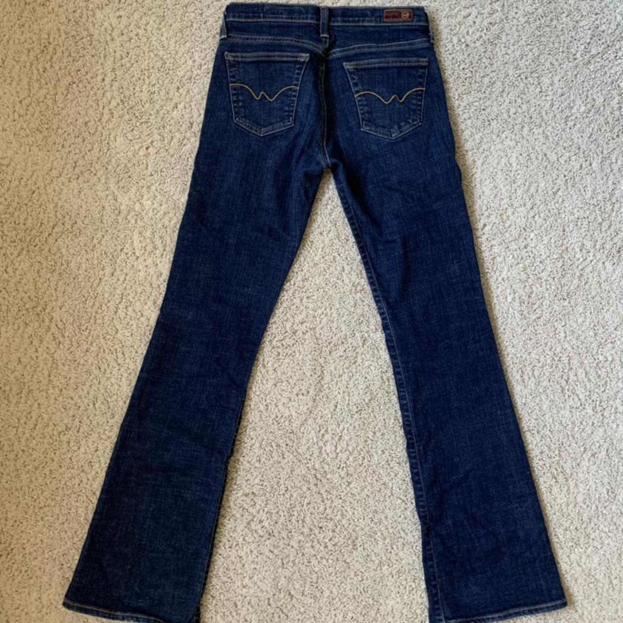 AG Jeans Women's Blue and Navy Jeans Depop