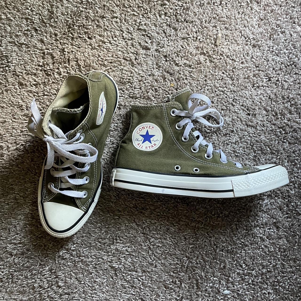 olive-green-converse-size-7-womens-preloved-depop