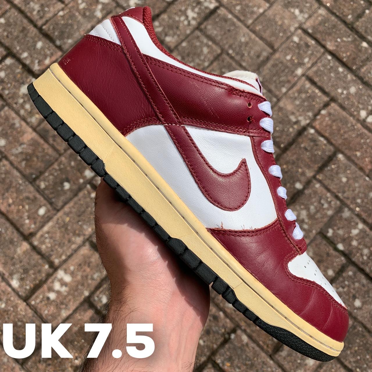 Nike WMNS Dunk Low CL Team Red from 2007 UK 7.5 / US... - Depop