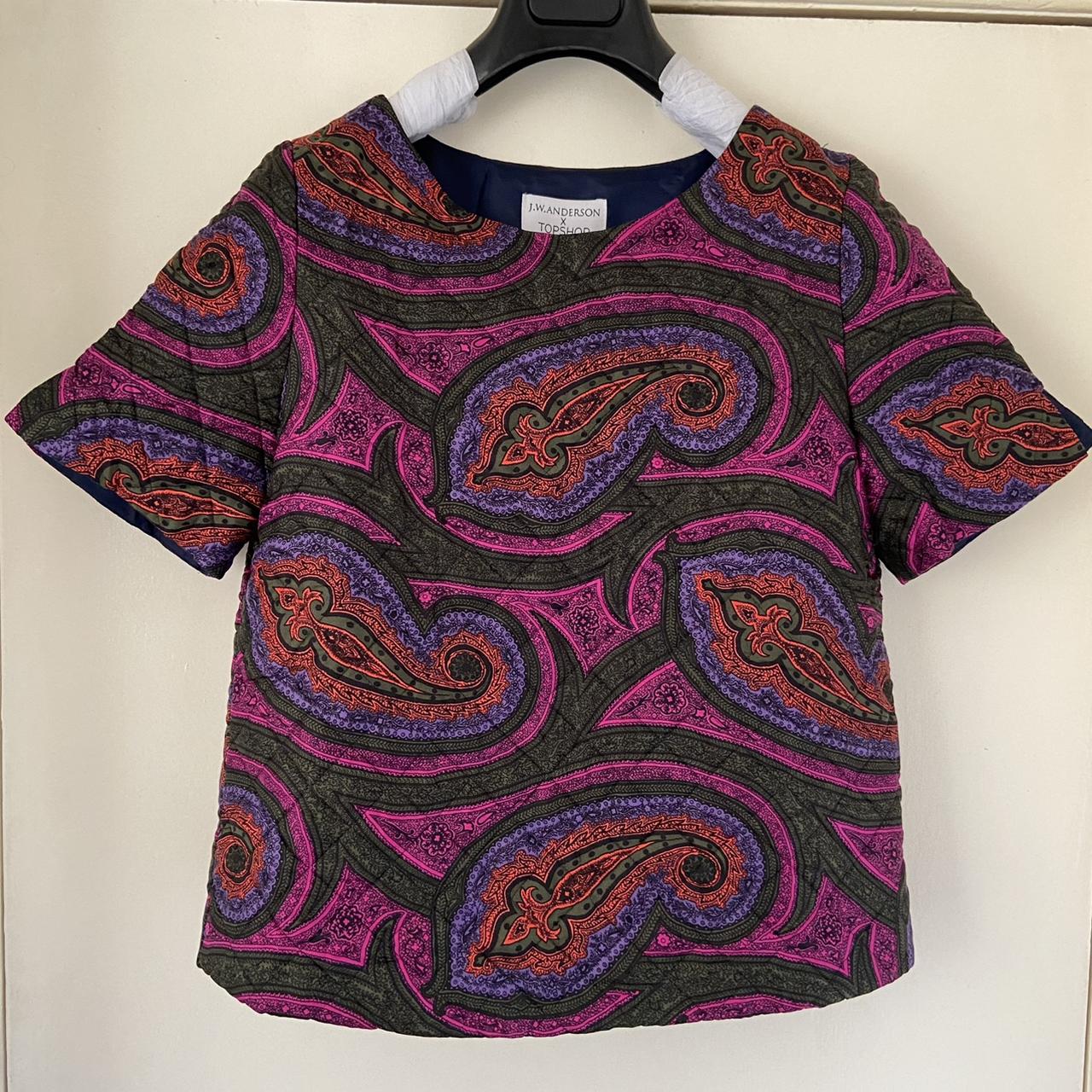 JW Anderson x Topshop rare #silk #quilted #paisley... - Depop